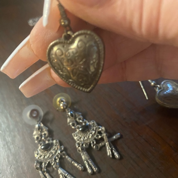 Vintage lot of earrings various styles - Picture 4 of 13